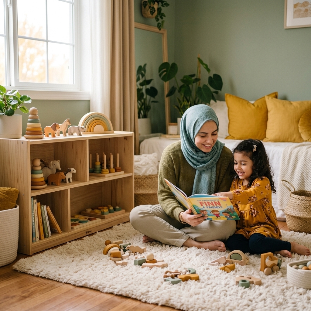 طفل يلعب بألعاب تعليمية 12