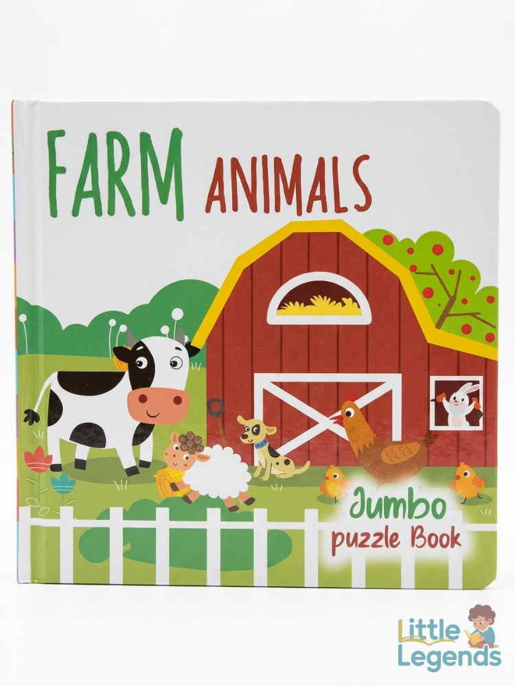 Jumbo puzzle book - Farm animals